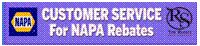 NAPA Rebates Web Site